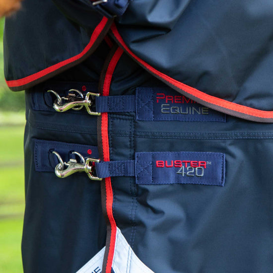 Premier Equine Buster 420g Turnout Rug with Classic Neck Cover by Premier Equine at  Try a Bit