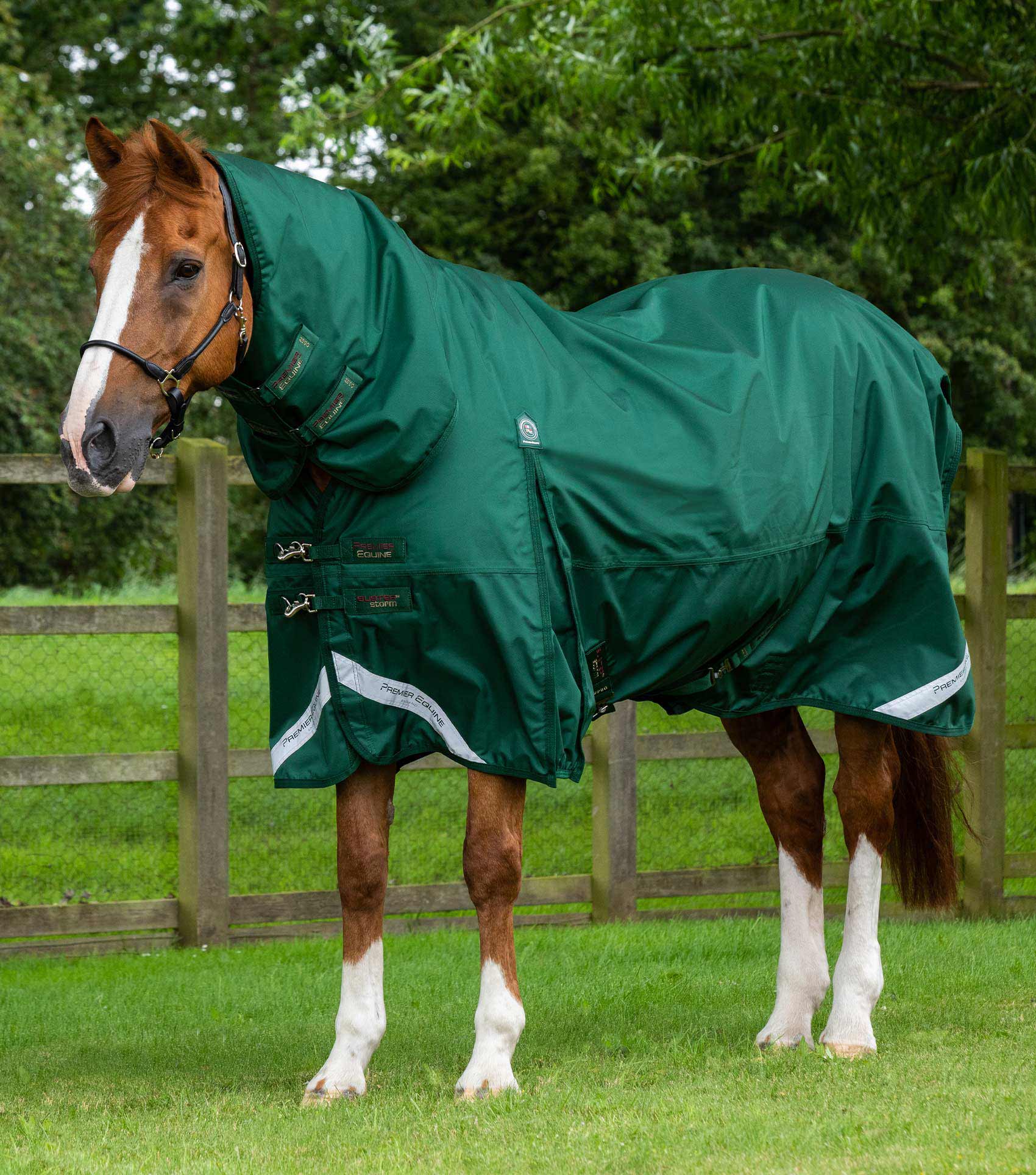 Premier Equine Buster Storm 220g Combo Turnout Rug with Classic Neck by Premier Equine at  Try a Bit