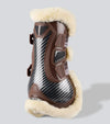 Carbon Pro Techno Wool Tendon Boots Brown by Premier Equine Int. at  Try A Bit