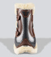 Carbon Pro Techno Wool Tendon Boots Brown by Premier Equine Int. at  Try A Bit