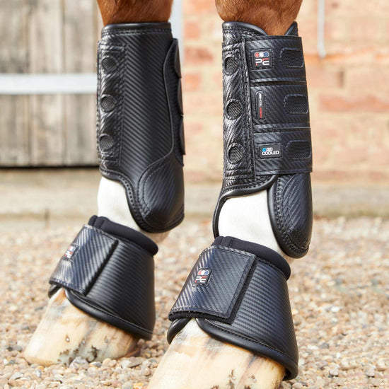 Premier Equine Carbon Tech Air Cooled Eventing Boots-Front by Premier Equine at  Try a Bit