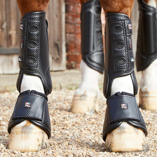 Premier Equine Carbon Tech Air Cooled Eventing Boots-Front by Premier Equine at  Try a Bit