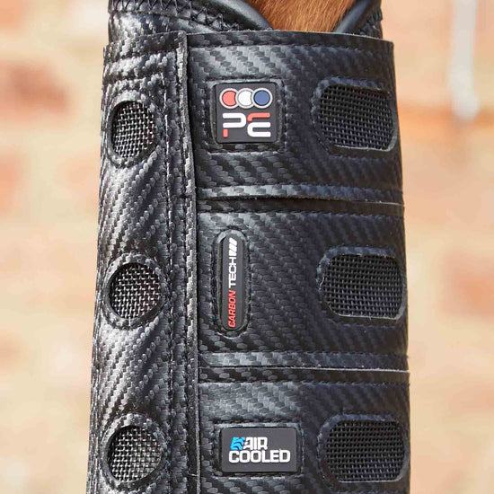 Premier Equine Carbon Tech Air Cooled Eventing Boots-Front by Premier Equine at  Try a Bit