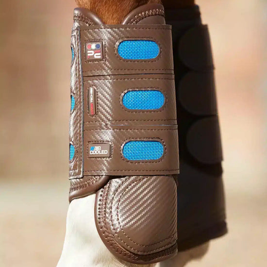 Premier Equine Carbon Tech Air Cooled Eventing Boots-Front by Premier Equine at  Try a Bit