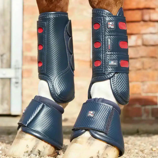 Premier Equine Carbon Tech Air Cooled Eventing Boots-Front by Premier Equine at  Try a Bit