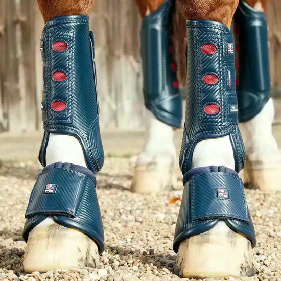 Premier Equine Carbon Tech Air Cooled Eventing Boots-Front by Premier Equine at  Try a Bit