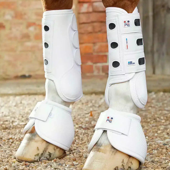 Premier Equine Carbon Tech Air Cooled Eventing Boots-Front by Premier Equine at  Try a Bit