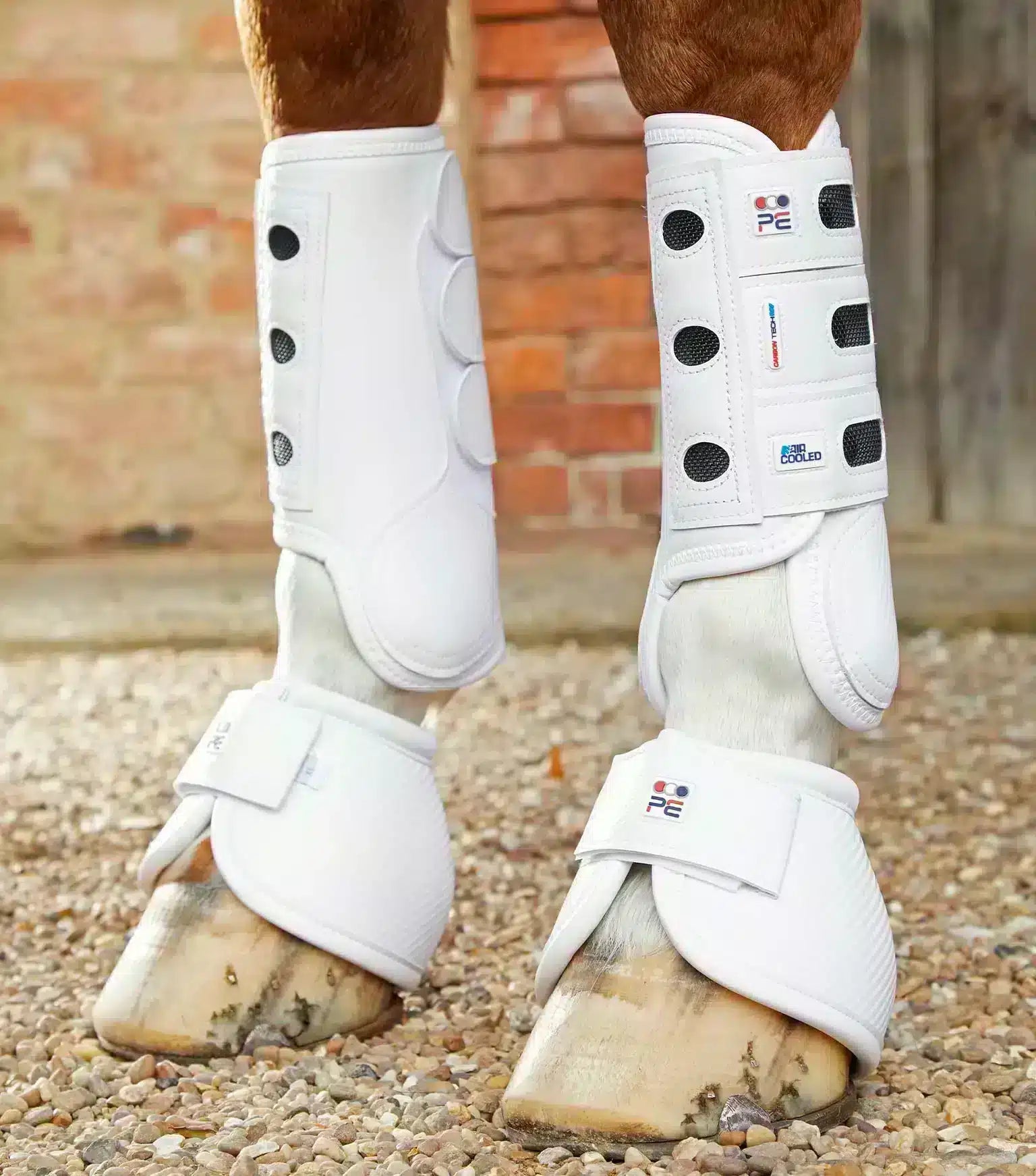 Premier Equine Carbon Tech Air Cooled Eventing Boots-Front by Premier Equine at  Try a Bit