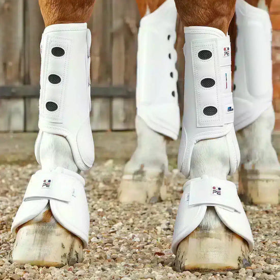 Premier Equine Carbon Tech Air Cooled Eventing Boots-Front by Premier Equine at  Try a Bit