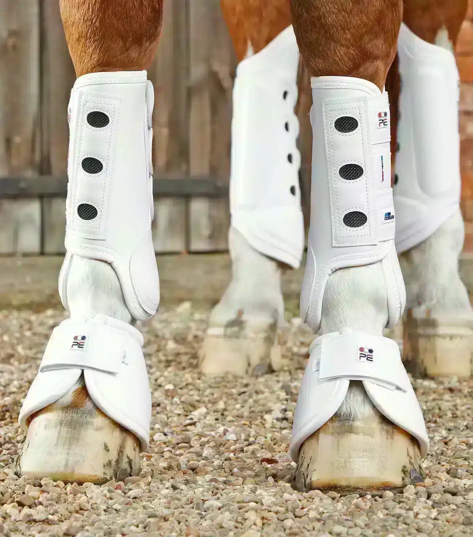 Premier Equine Carbon Tech Air Cooled Eventing Boots-Front by Premier Equine at  Try a Bit