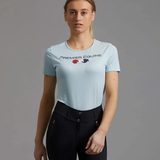 Premier Equine Chiaro Ladies Cotton Riding T-Shirt by Premier Equine at  Try a Bit