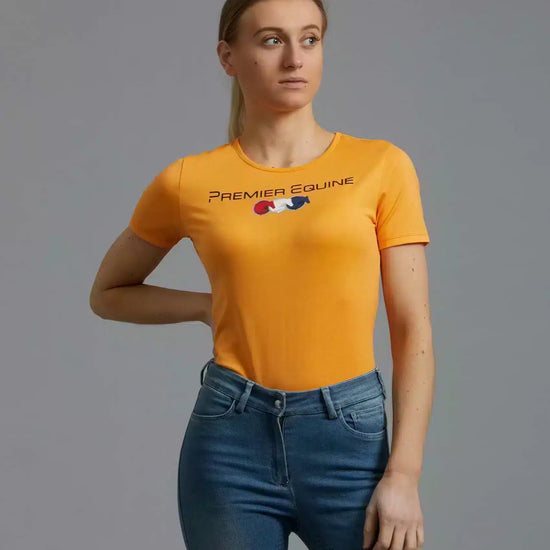 Premier Equine Chiaro Ladies Cotton Riding T-Shirt by Premier Equine at  Try a Bit