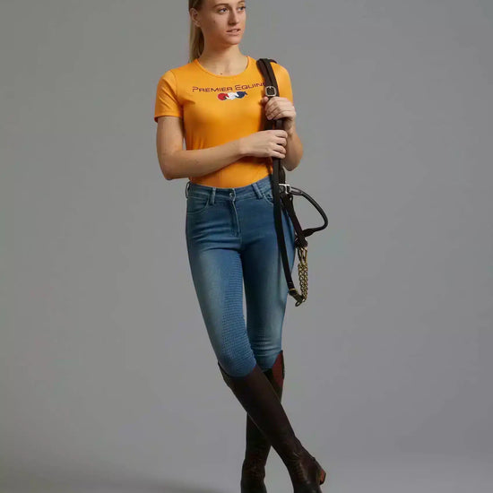 Premier Equine Chiaro Ladies Cotton Riding T-Shirt by Premier Equine at  Try a Bit