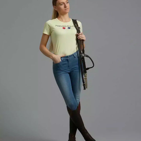 Premier Equine Chiaro Ladies Cotton Riding T-Shirt by Premier Equine at  Try a Bit