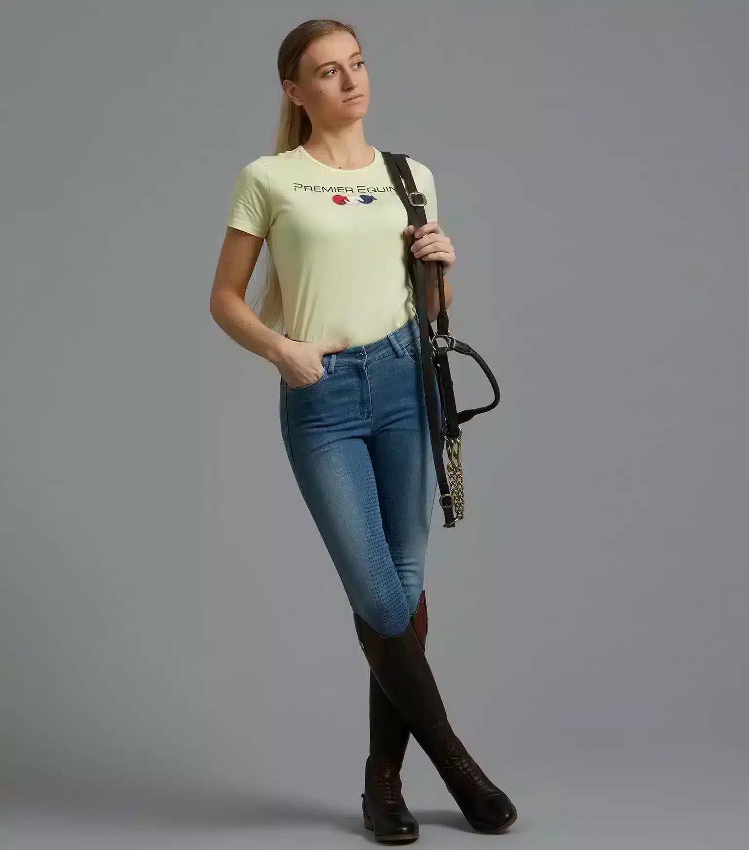 Premier Equine Chiaro Ladies Cotton Riding T-Shirt by Premier Equine at  Try a Bit