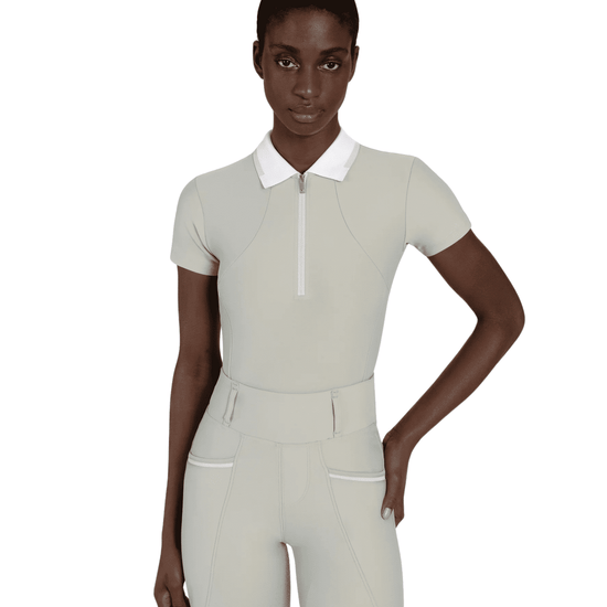 Maximilian Equestrian Concept Short Sleeve Polo Shirt — Performance Riding Tee by Maximilian Equestrian at  Try a Bit