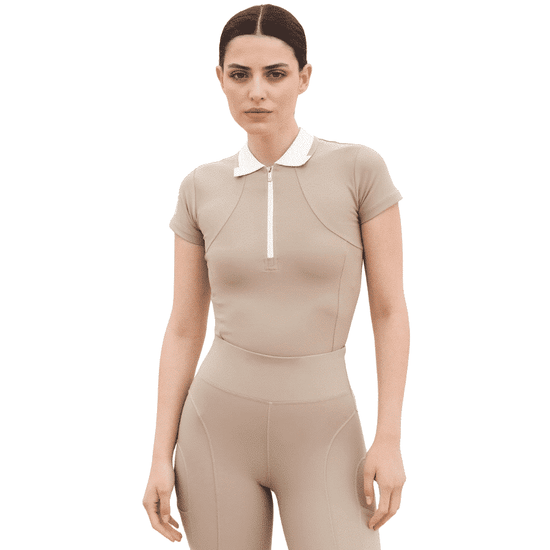 Maximilian Equestrian Concept Short Sleeve Polo Shirt — Performance Riding Tee by Maximilian Equestrian at  Try a Bit