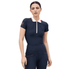 Maximilian Equestrian Concept Short Sleeve Polo Shirt — Performance Riding Tee by Maximilian Equestrian at  Try a Bit