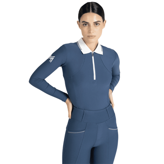 Maximilian Equestrian Concept Long Sleeve Polo Shirt (Sailor) by Maximilian Equestrian at  Try a Bit