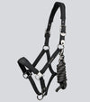 Duco Padded Head Collar With Lead Rope Black by Premier Equine Int. at  Try A Bit