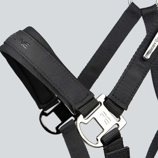 Duco Padded Head Collar With Lead Rope Black by Premier Equine Int. at  Try A Bit