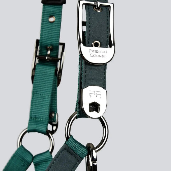 Duco Padded Head Collar with Lead Rope by Premier Equine Int. at  Try A Bit