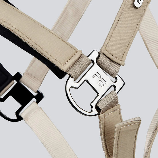 Duco Padded Head Collar with Lead Rope Taupe by Premier Equine Int. at  Try A Bit