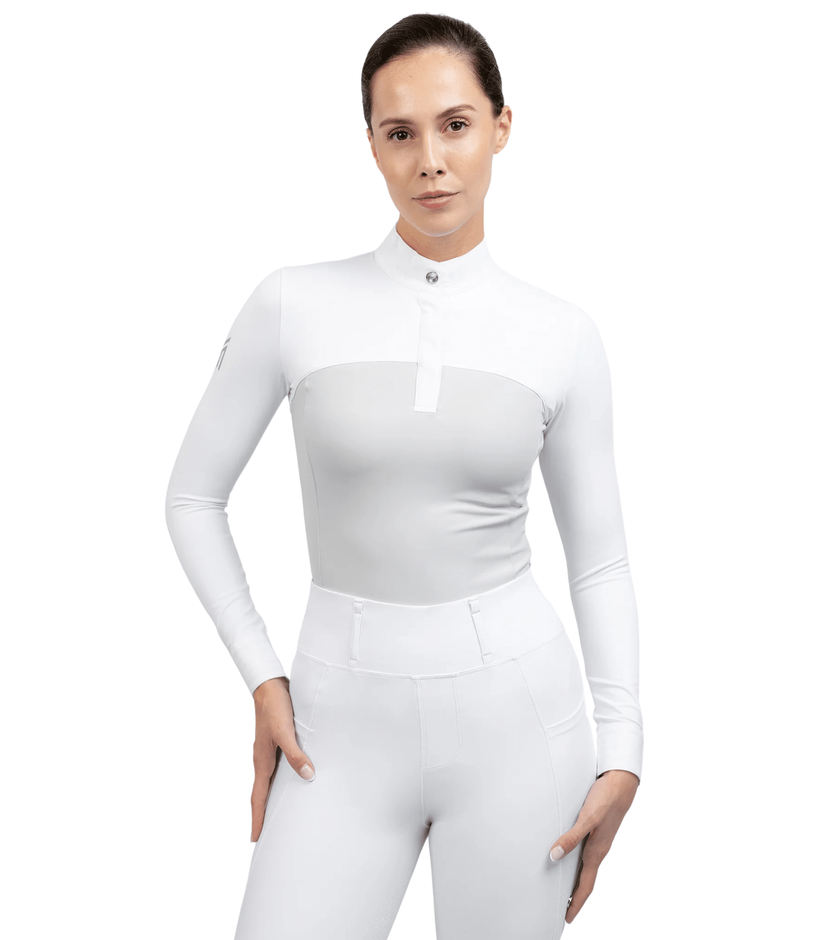Maximilian Equestrian Era Long Sleeve Show Shirt Grey by Maximilian Equestrian at  Try a Bit