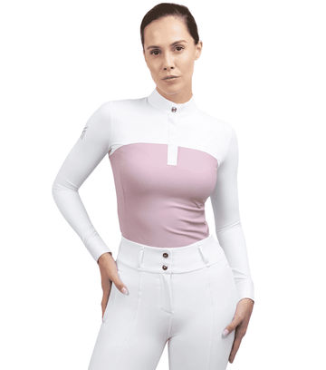 Maximilian Equestrian Era Long Sleeve Show Shirt Mauve by Maximilian Equestrian at  Try a Bit