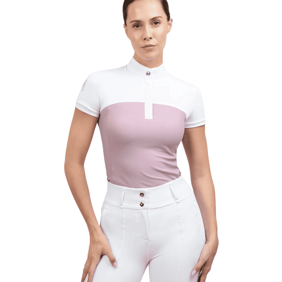 Maximilian Equestrian Era Short Sleeve Show Shirt Mauve by Maximilian Equestrian at  Try a Bit