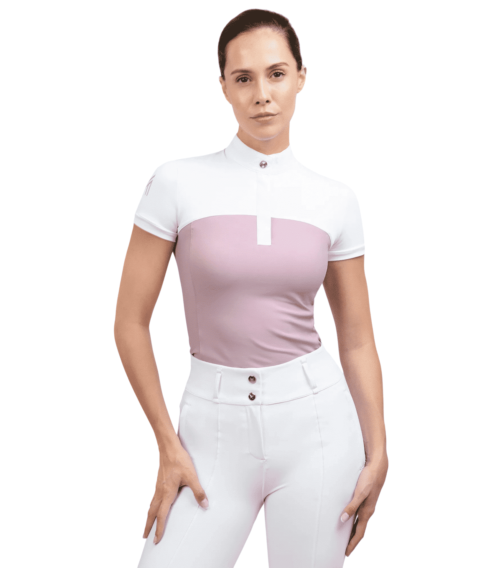 Maximilian Equestrian Era Short Sleeve Show Shirt Mauve by Maximilian Equestrian at  Try a Bit