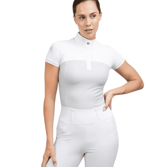Maximilian Equestrian Era Short Sleeve Show Shirt Glacier by Maximilian Equestrian at  Try a Bit