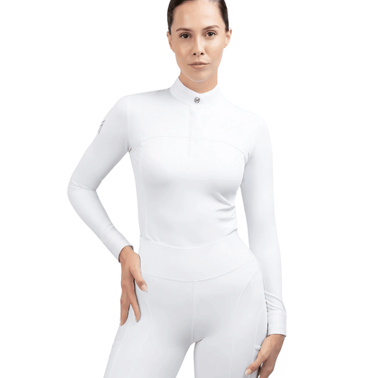 Maximilian Equestrian Era Long Sleeve Show Shirt White by Maximilian Equestrian at  Try a Bit