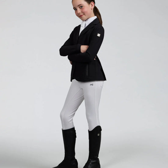 Evinco Girls Competition Jacket Jet Black by Premier Equine Int. at  Try A Bit