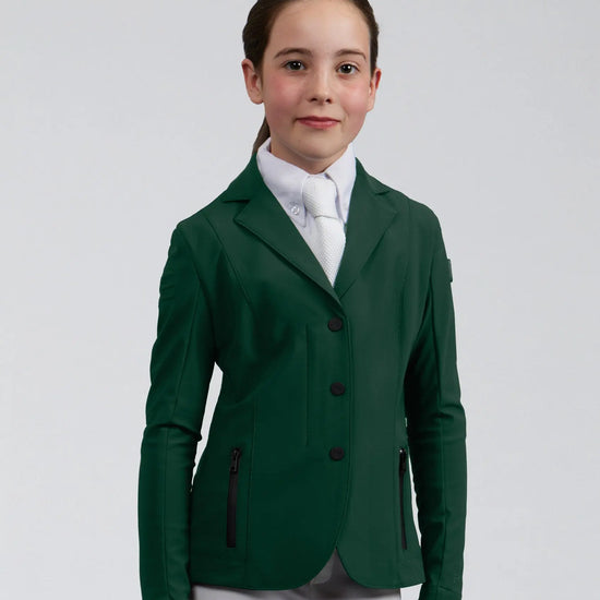 Evinco Girls Competition Jacket Alpine Green by Premier Equine Int. at  Try A Bit