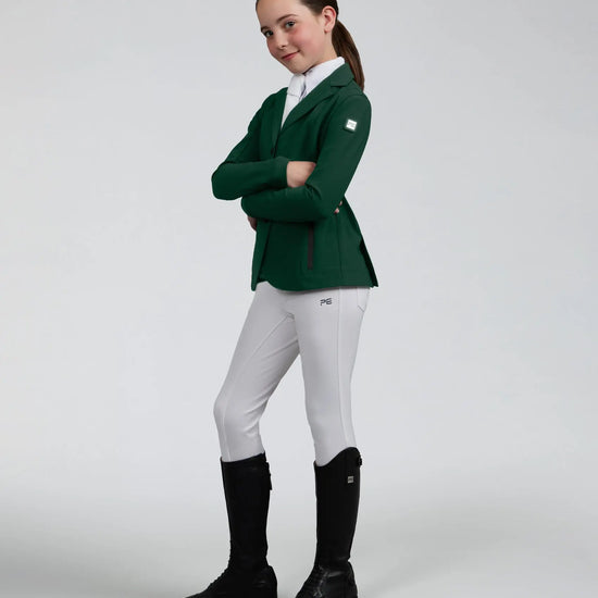 Evinco Girls Competition Jacket Alpine Green by Premier Equine Int. at  Try A Bit