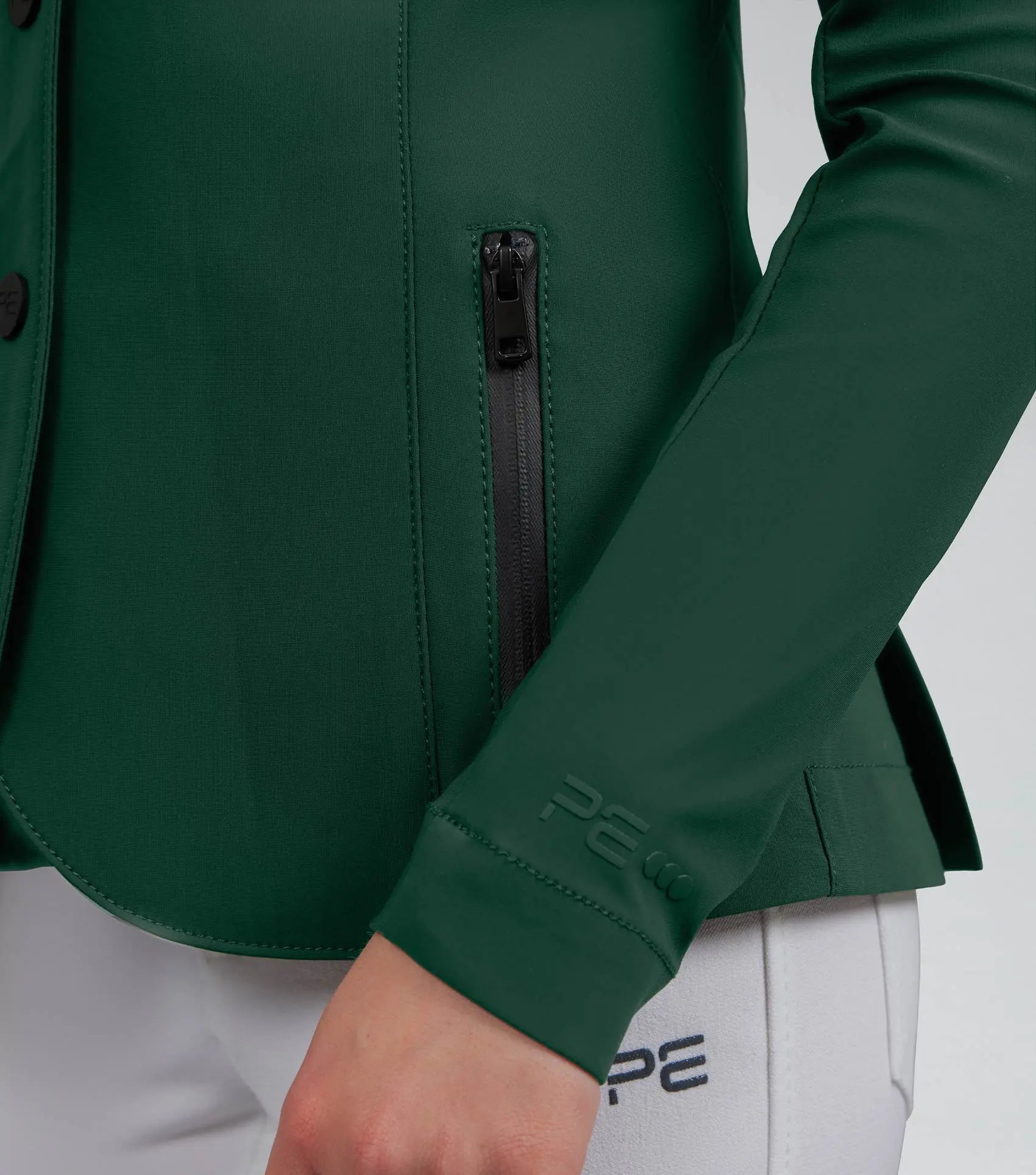 Evinco Girls Competition Jacket Alpine Green by Premier Equine Int. at  Try A Bit