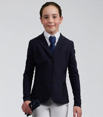 Evinco Girls Competition Jacket French Navy by Premier Equine Int. at  Try A Bit