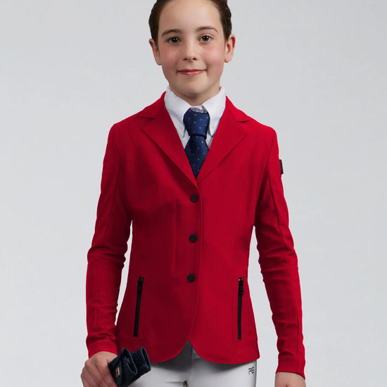 Evinco Girls Competition Jacket London Red