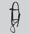 Exercise/Racing Bridle with Grackle Noseband Dark Havana by Premier Equine Int. Ltd. at  Try A Bit