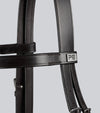 Exercise/Racing Bridle with Grackle Noseband Dark Havana by Premier Equine Int. Ltd. at  Try A Bit
