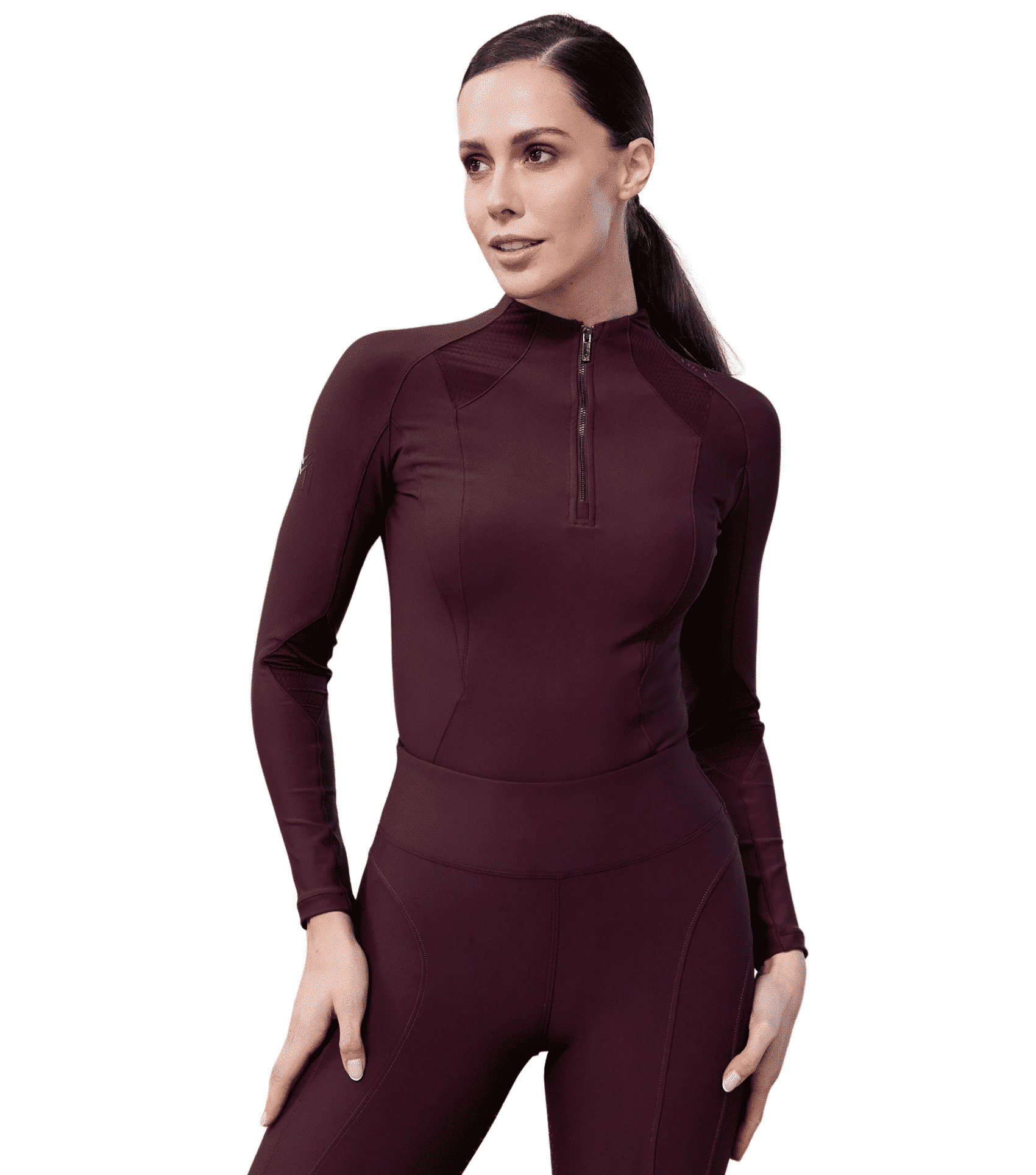 Maximilian Equestrian Frame Long Sleeve Base Layer Performance Riding Top by Maximilian Equestrian at  Try a Bit