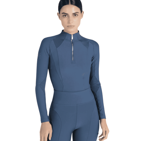 Maximilian Equestrian Frame Long Sleeve Base Layer Performance Riding Top by Maximilian Equestrian at  Try a Bit