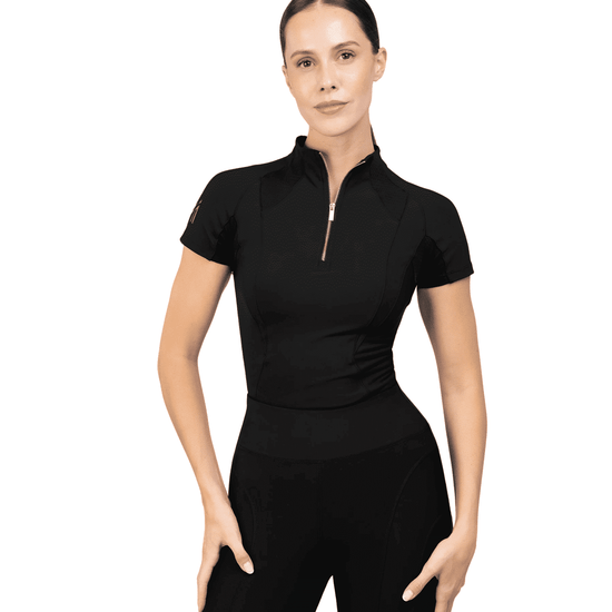 Maximilian Equestrian Frame Short Sleeve Base Layer - Performance Riding Top by Maximilian Equestrian at  Try a Bit
