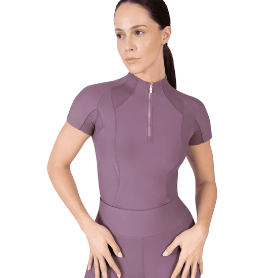 Maximilian Equestrian Frame Short Sleeve Base Layer - Performance Riding Top by Maximilian Equestrian at  Try a Bit