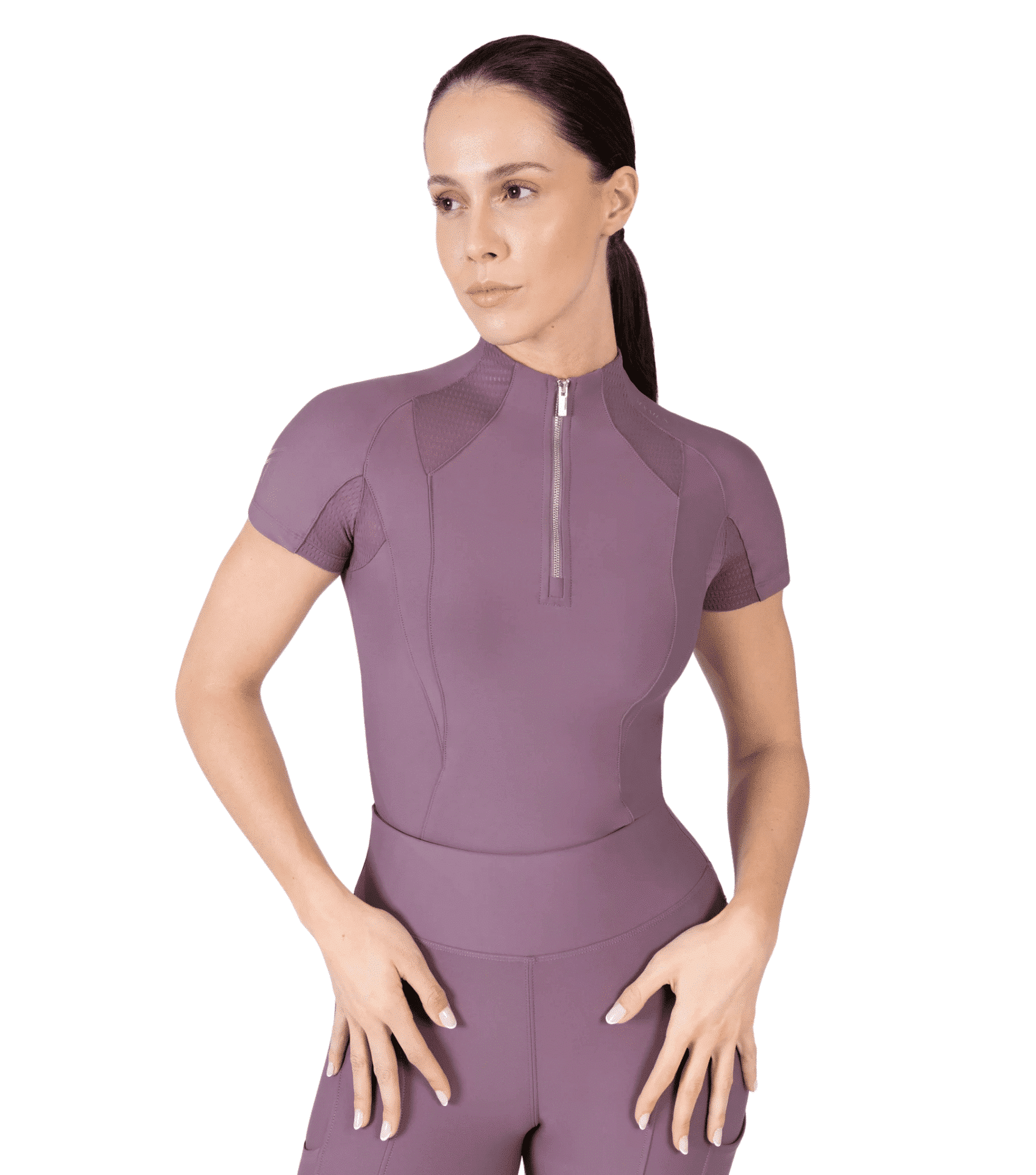 Maximilian Equestrian Frame Short Sleeve Base Layer - Performance Riding Top by Maximilian Equestrian at  Try a Bit