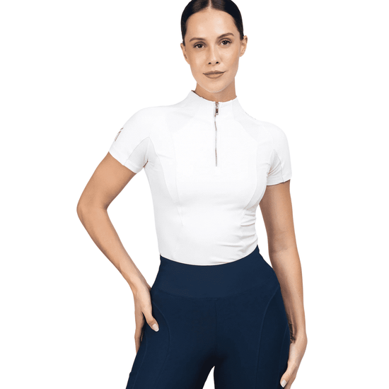 Maximilian Equestrian Frame Short Sleeve Base Layer - Performance Riding Top by Maximilian Equestrian at  Try a Bit