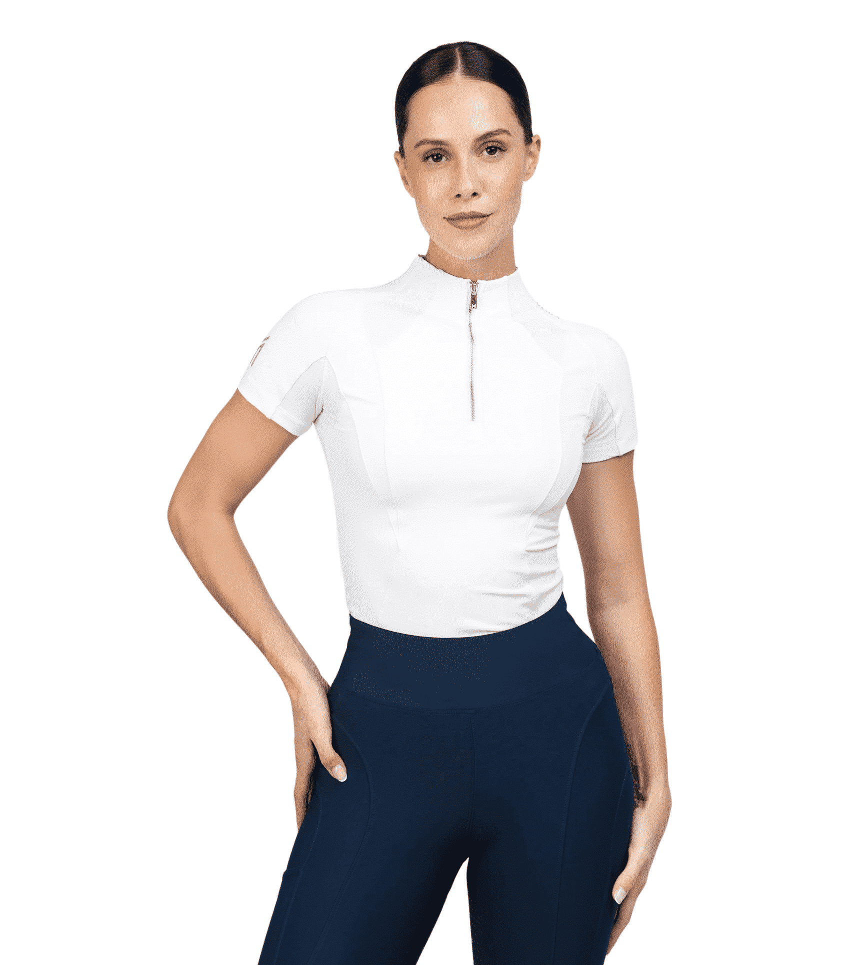 Maximilian Equestrian Frame Short Sleeve Base Layer - Performance Riding Top by Maximilian Equestrian at  Try a Bit