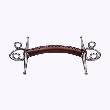 Trust Leather Mullen-Full Cheek Gag by Trust Equestrian at  Try a Bit