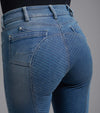 Premier Equine Gina Ladies Full Seat Denim Breeches by Premier Equine at  Try a Bit